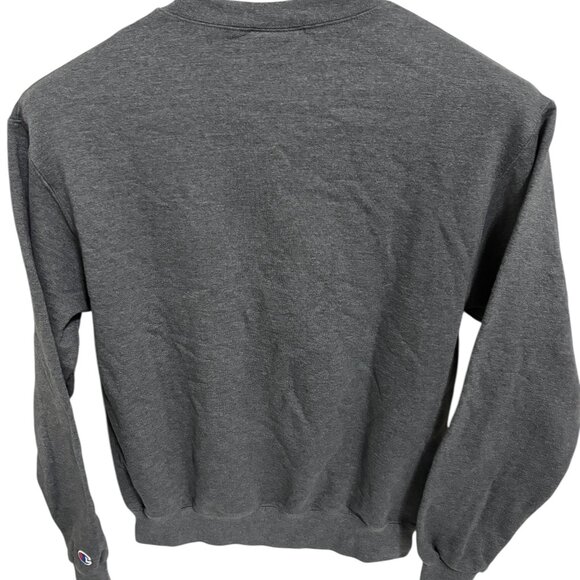 Champion Iowa Hawkeyes Crew Neck Sweatshirt Size Medium Gray - Picture 6 of 6